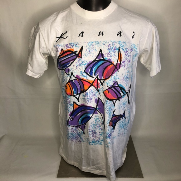 Vintage Kauai Men’s Graphic T-Shirt - Picture 1 of 3
